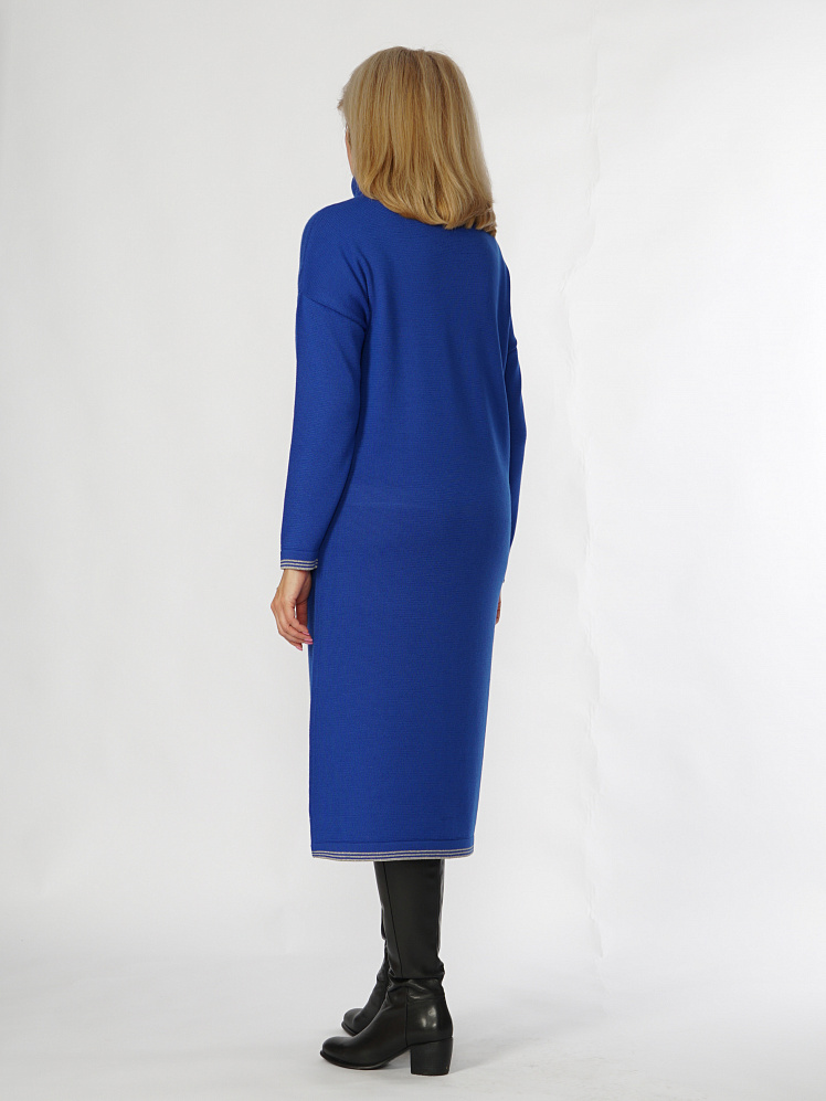 Платье женское М0166 королевский синий
